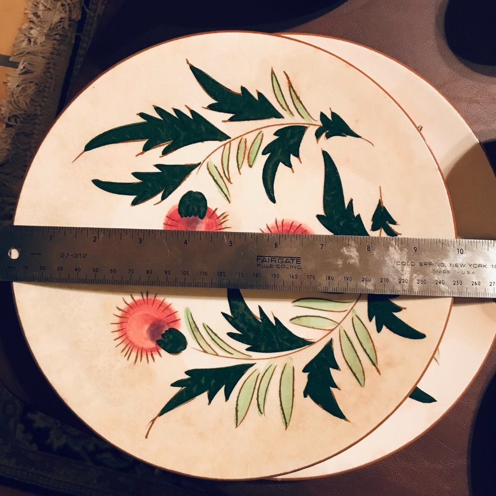 Vintage Stangl Thistle Dinnerware- pink green white floral (19 pieces avail.) - Picture 3 of 14